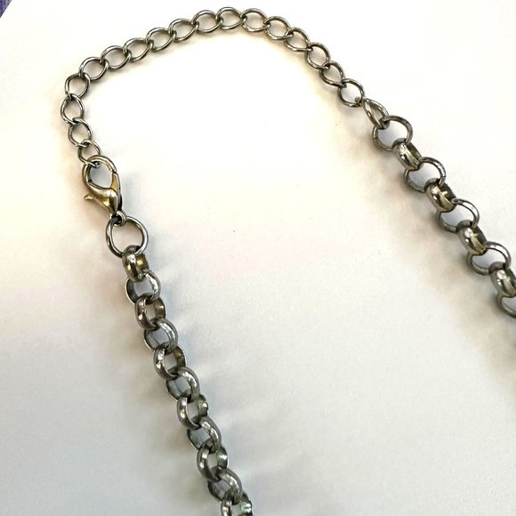 Womens Necklace Jewelry 10.25" Choker Faux Pearl Beads White Black Grey Costume - Picture 12 of 16